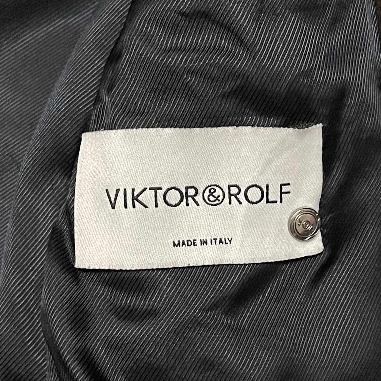 Viktor & Rolf Viktor & Rolf Wool Double Leather Collar Long Coat Size US S / EU 44-46 / 1 - 11 Thumbnail