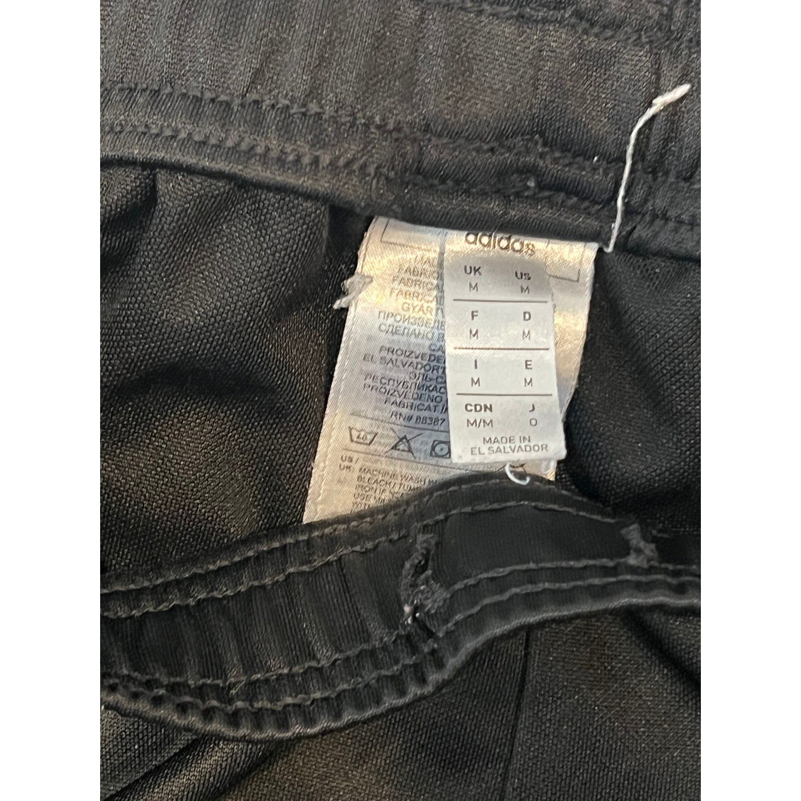 Adidas Adidas Three Stripe Black Trackpants Mens M Size US 34 / EU 50 - 4 Thumbnail