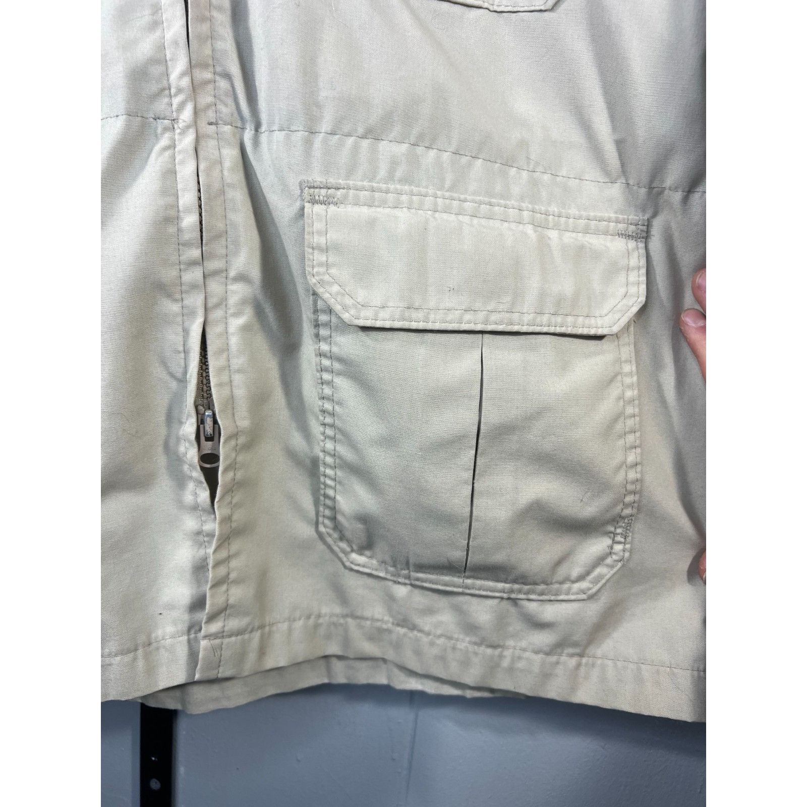 Woolrich Woolen Mills Vintage Woolrich Lightweight Tan Beige Hooded Jacket Women's Size M / US 6-8 / IT 42-44 - 3 Thumbnail