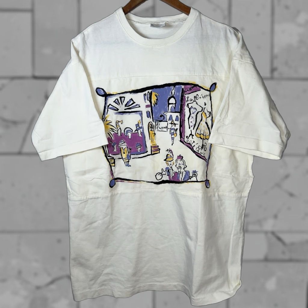 Mango VINTAGE Julia Mango Women Cotton Graphic T-Shirt USA One Size Size ONE SIZE - 1 Thumbnail