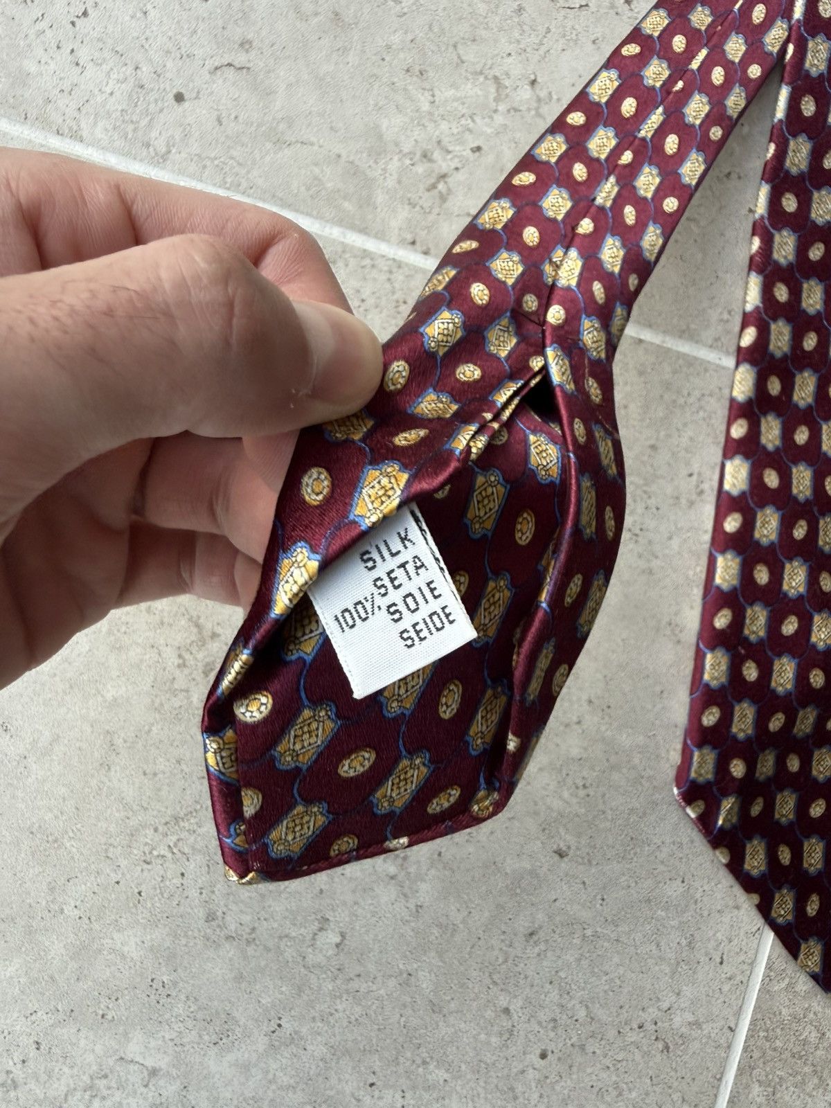 Zilli Zilli Men’s Tie Pure Silk Red Size ONE SIZE - 5 Thumbnail