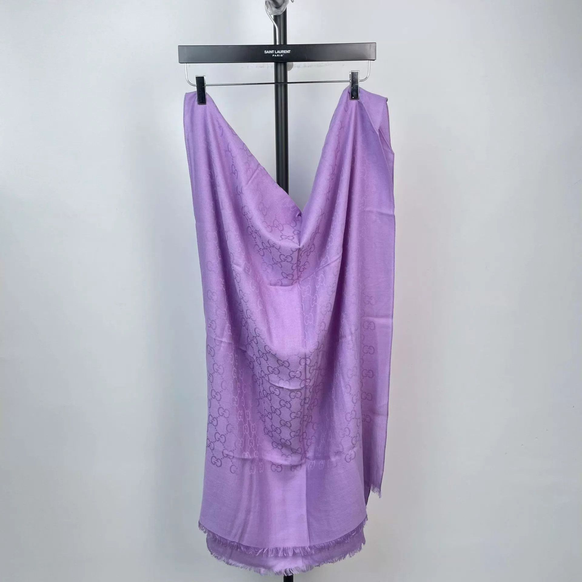 Gucci GUCCI purple stole 260209TXYHQ04 Size ONE SIZE - 2 Thumbnail