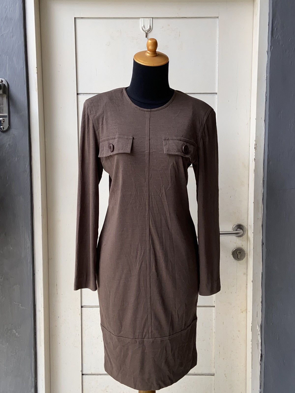 image of Givenchy Life Brown Dress, Women's (Size Small)