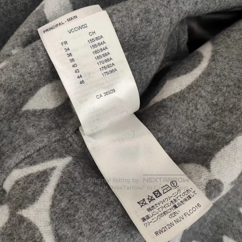 Louis Vuitton Louis Vuitton Wool Hooded Print coat Size XS / US 0-2 / IT 36-38 - 6 Thumbnail
