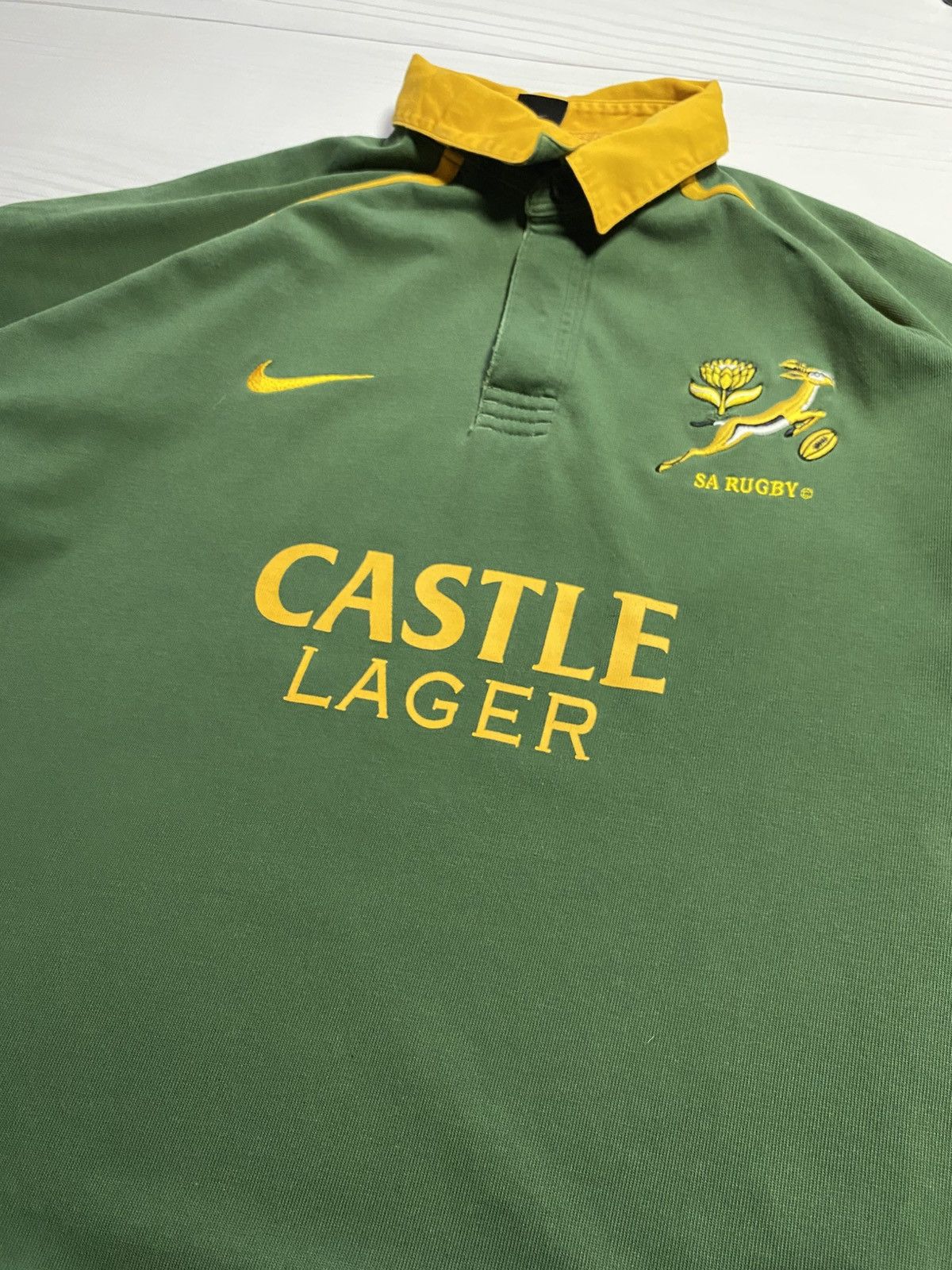 Nike Vintage Nike South Africa 2001/02 home rugby soccer jersey Size US L / EU 52-54 / 3 - 6 Thumbnail