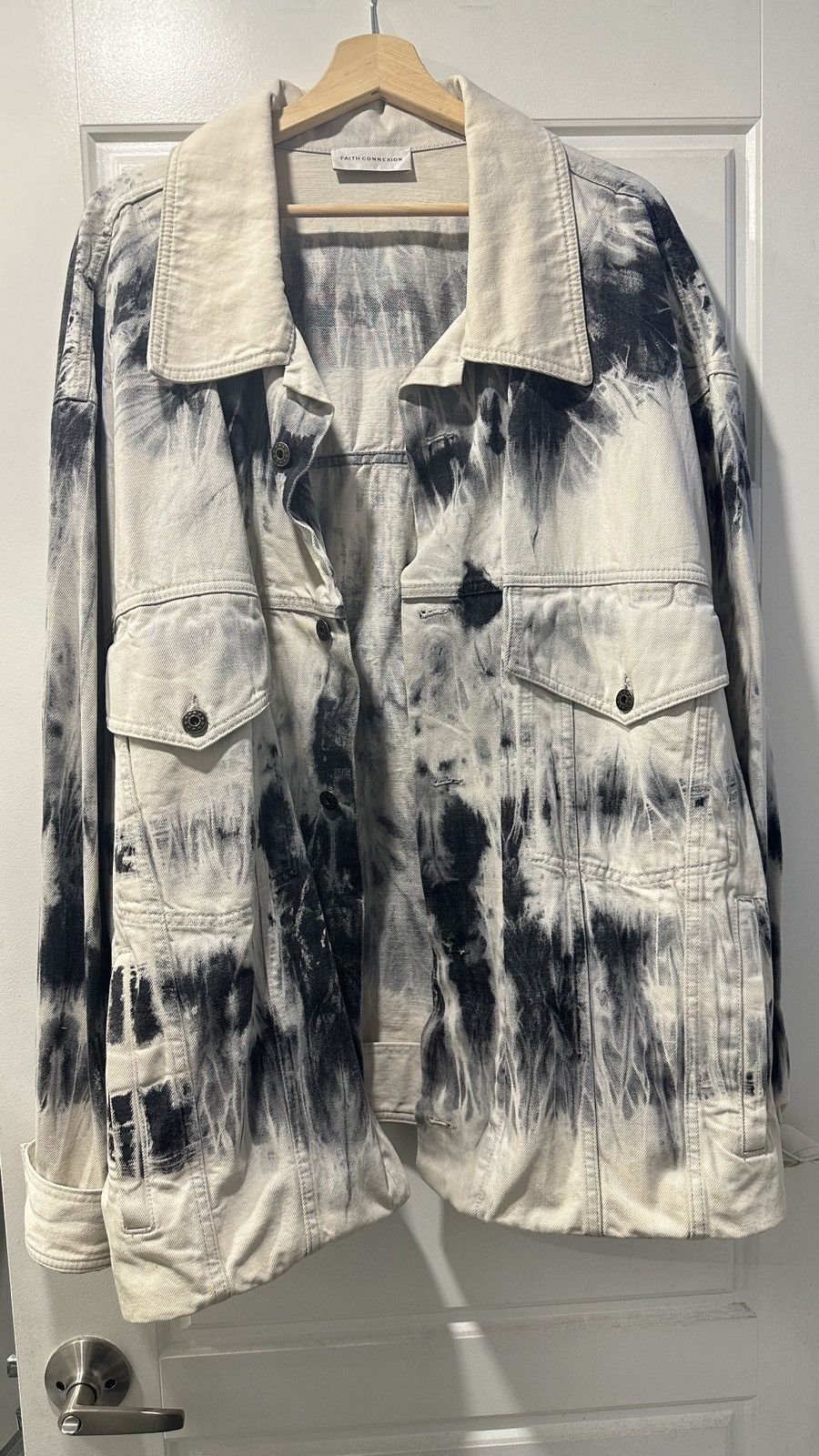 Faith Connexion × Vintage Faith connexion Oversize tie dye jacket Size US L / EU 52-54 / 3 - 1 Thumbnail