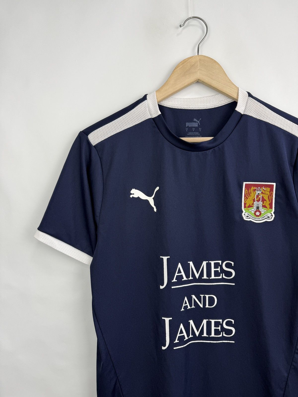 Puma 🇬🇧 Puma Northampton Town FC Soccer Jersey James and James Size US S / EU 44-46 / 1 - 3 Thumbnail