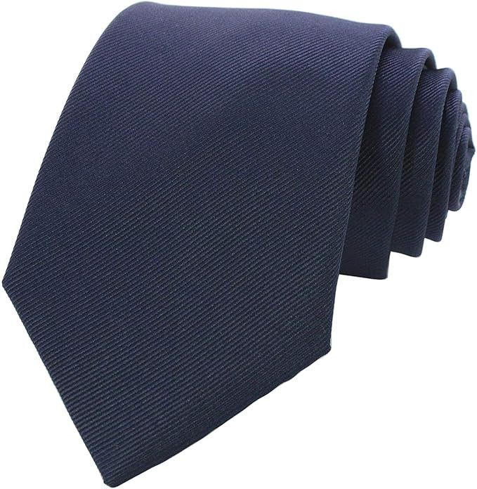 Other Solid Color Formal Necktie Men Classic Business Tie Size ONE SIZE - 3 Thumbnail