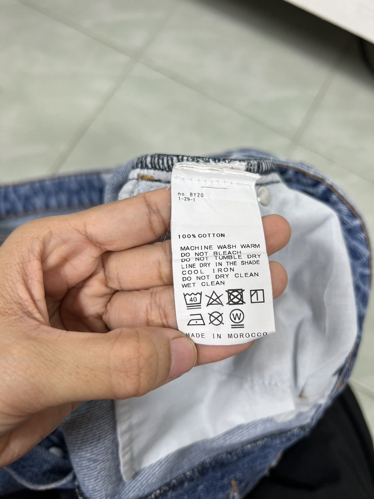 Japanese Brand 🔥 ROUJE PARIS DYED DENIM JEANS Size US 28 / EU 44 - 15 Thumbnail
