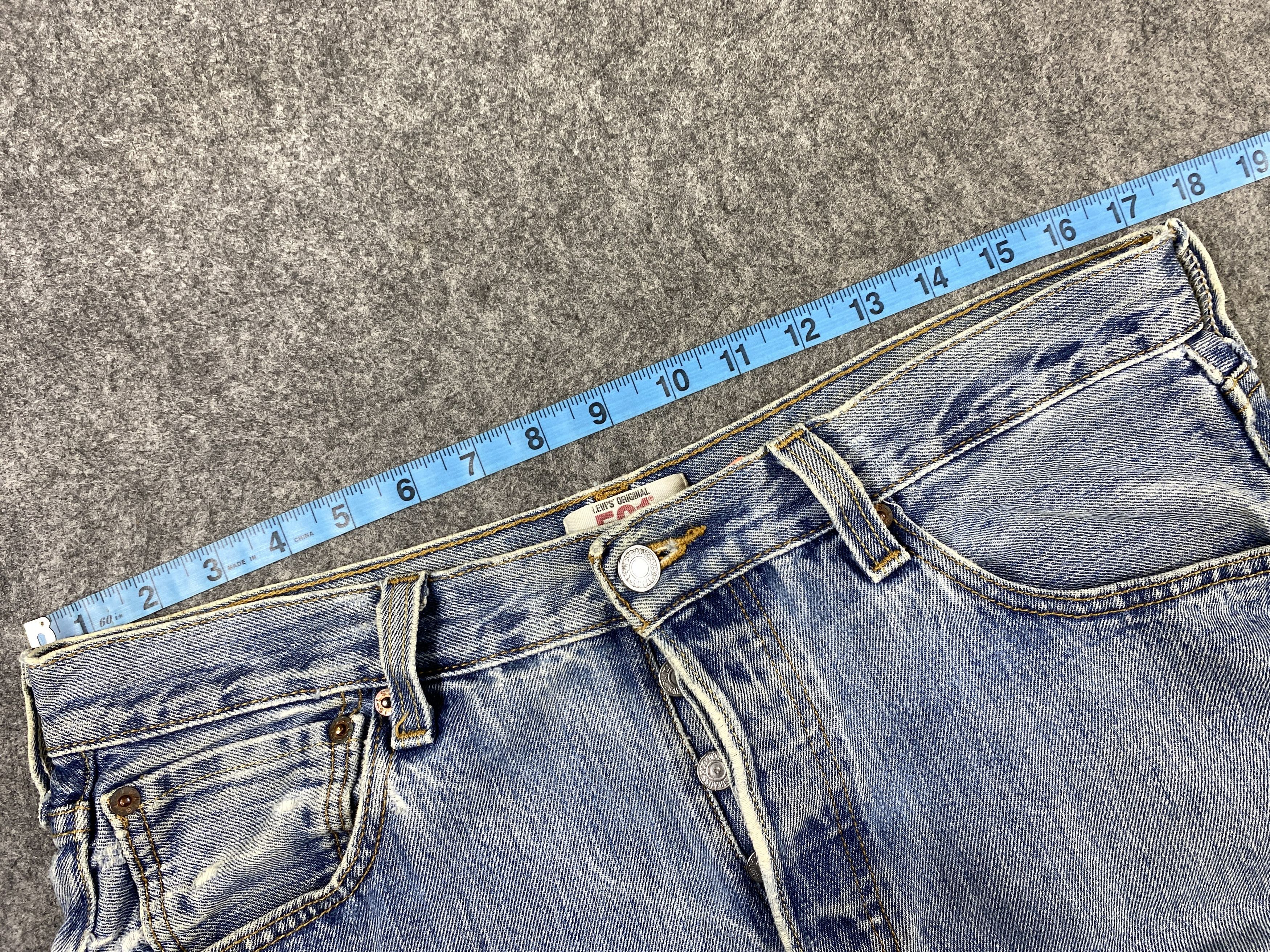 Levi's Blue Vintage Levi's 501 Jeans 31x30.5 Denim -JN2290 Size US 31 - 5 Thumbnail