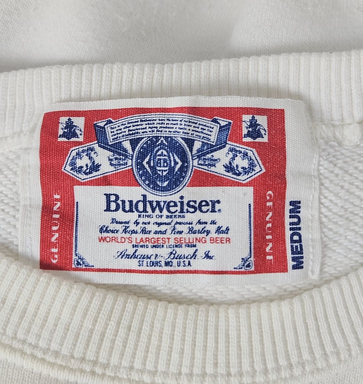 Budweiser Vintage Budweiser american beer sweatshirt Size US M / EU 48-50 / 2 - 4 Thumbnail