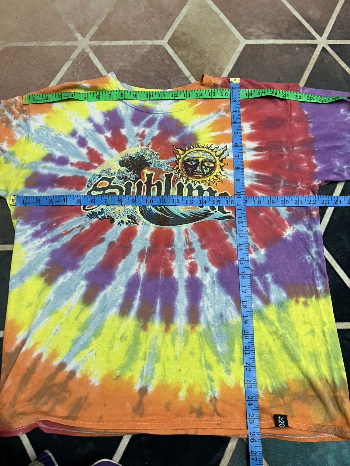 Sublime 💥Nice Tie Dye Sublime Skapunk Tee Size US L / EU 52-54 / 3 - 10 Thumbnail