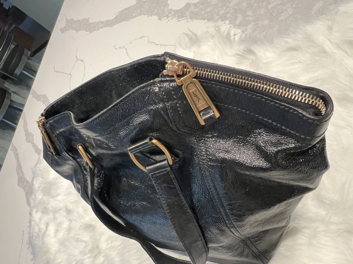 Yves Saint Laurent Yves Saint Laurent Roady Tote – Black – Pre-Hedi Slimane Era Size ONE SIZE - 4 Thumbnail