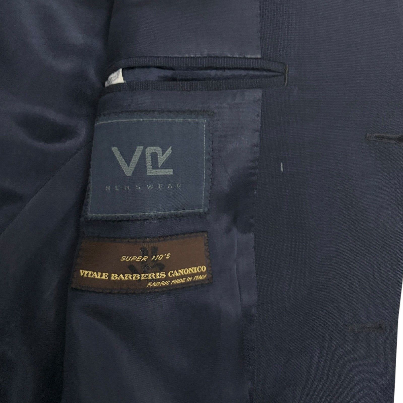 Vitale Barberis Canonico $700 VITALE BARBERIS CANONICO Blazer Sport Jacket Business Size 44R - 3 Thumbnail