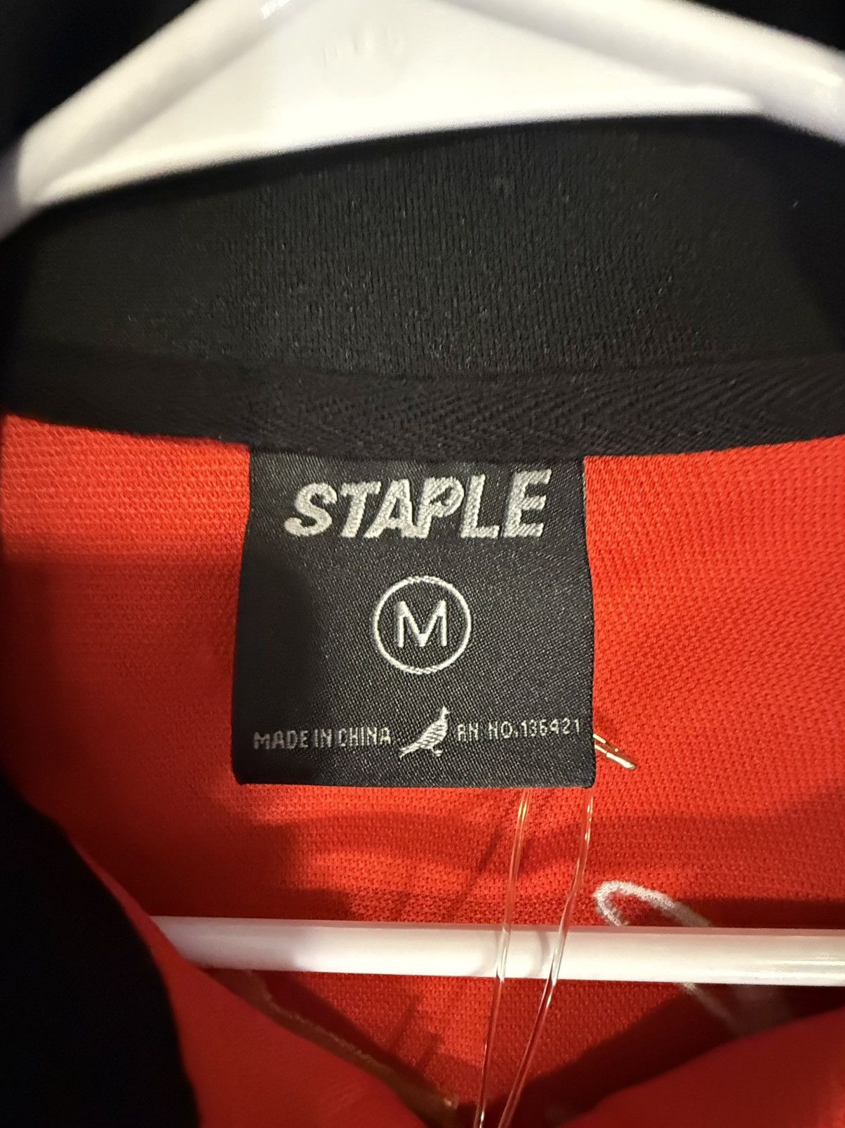 Staple Staple Pigeon Prestige Design Track Jacket Red Size M Size US M / EU 48-50 / 2 - 4 Thumbnail
