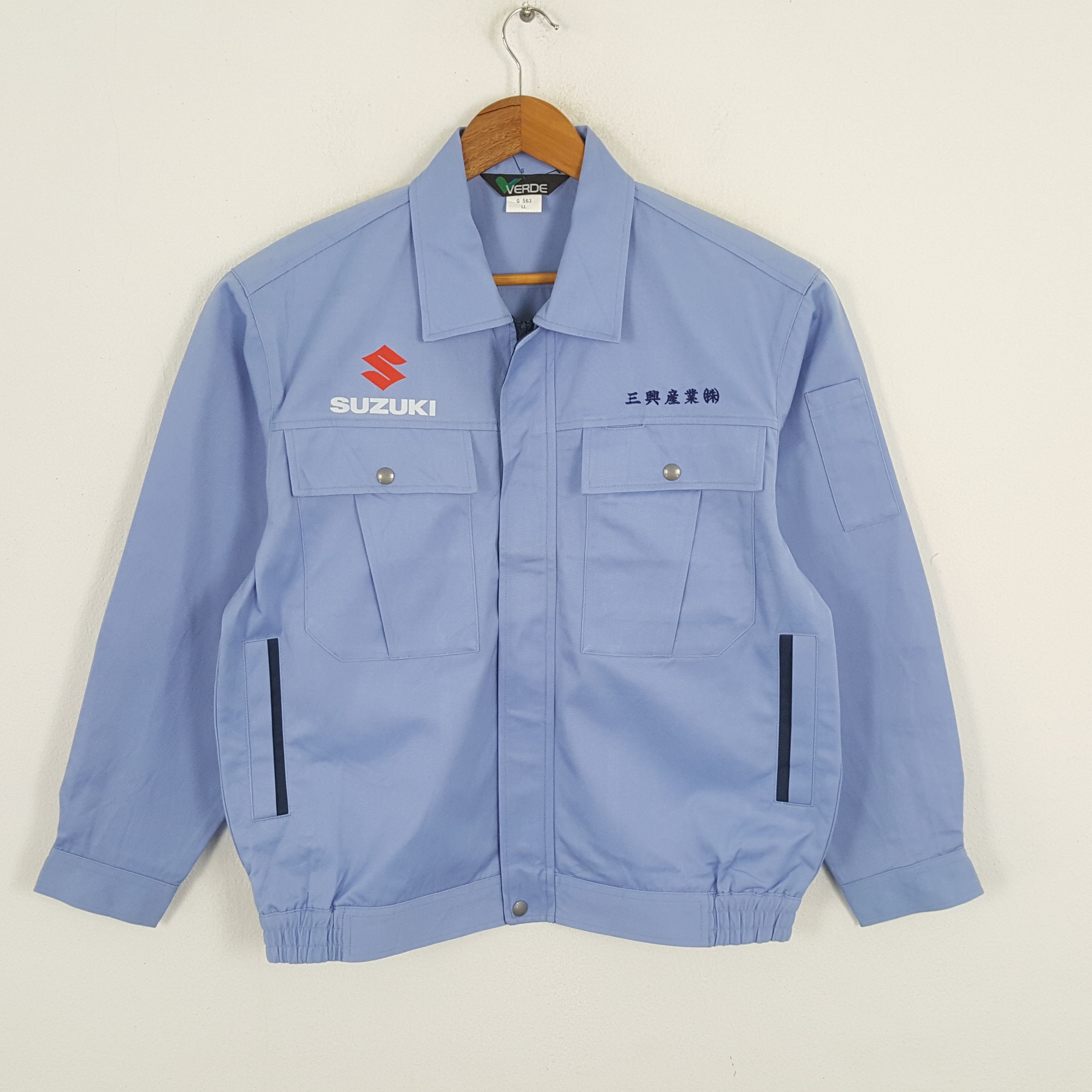 Japanese Brand × Vintage Vintage SUZUKI Japanese Motorsports Racing Custom Jacket Size US L / EU 52-54 / 3 - 3 Thumbnail