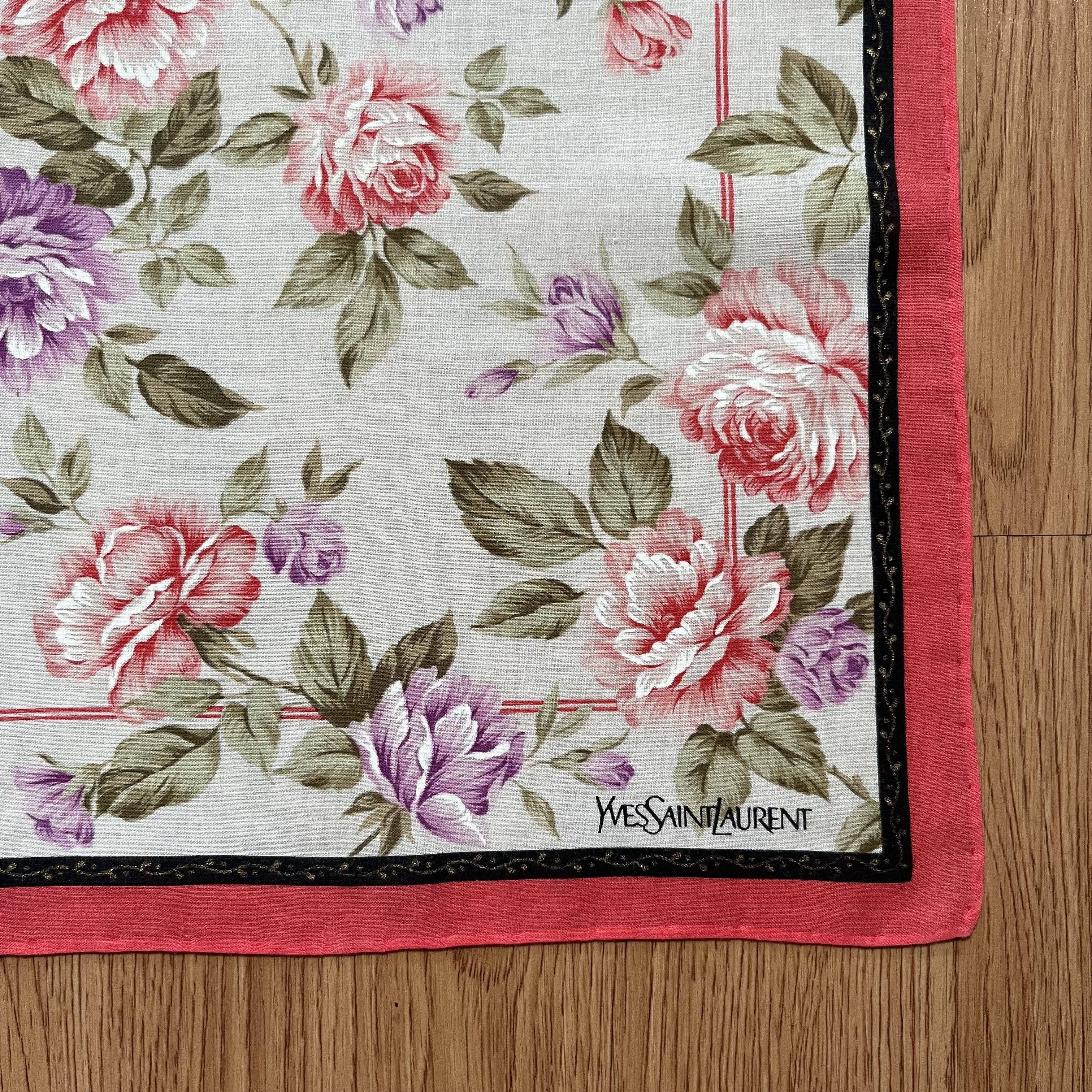Yves Saint Laurent Vintage Yves Saint Laurent Handkerchief Size ONE SIZE - 2 Thumbnail