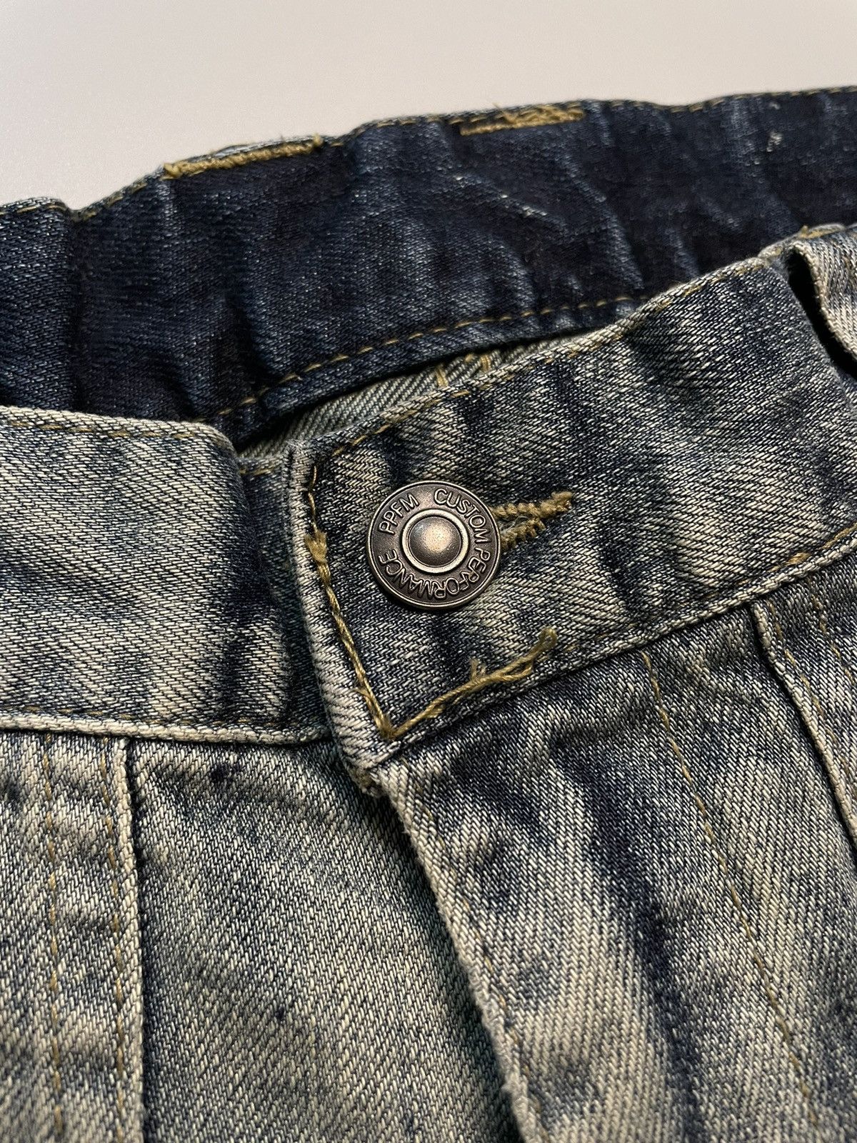 PPFM PPFM Padded Pocket Curved Leg Denim Size US 32 / EU 48 - 9 Thumbnail
