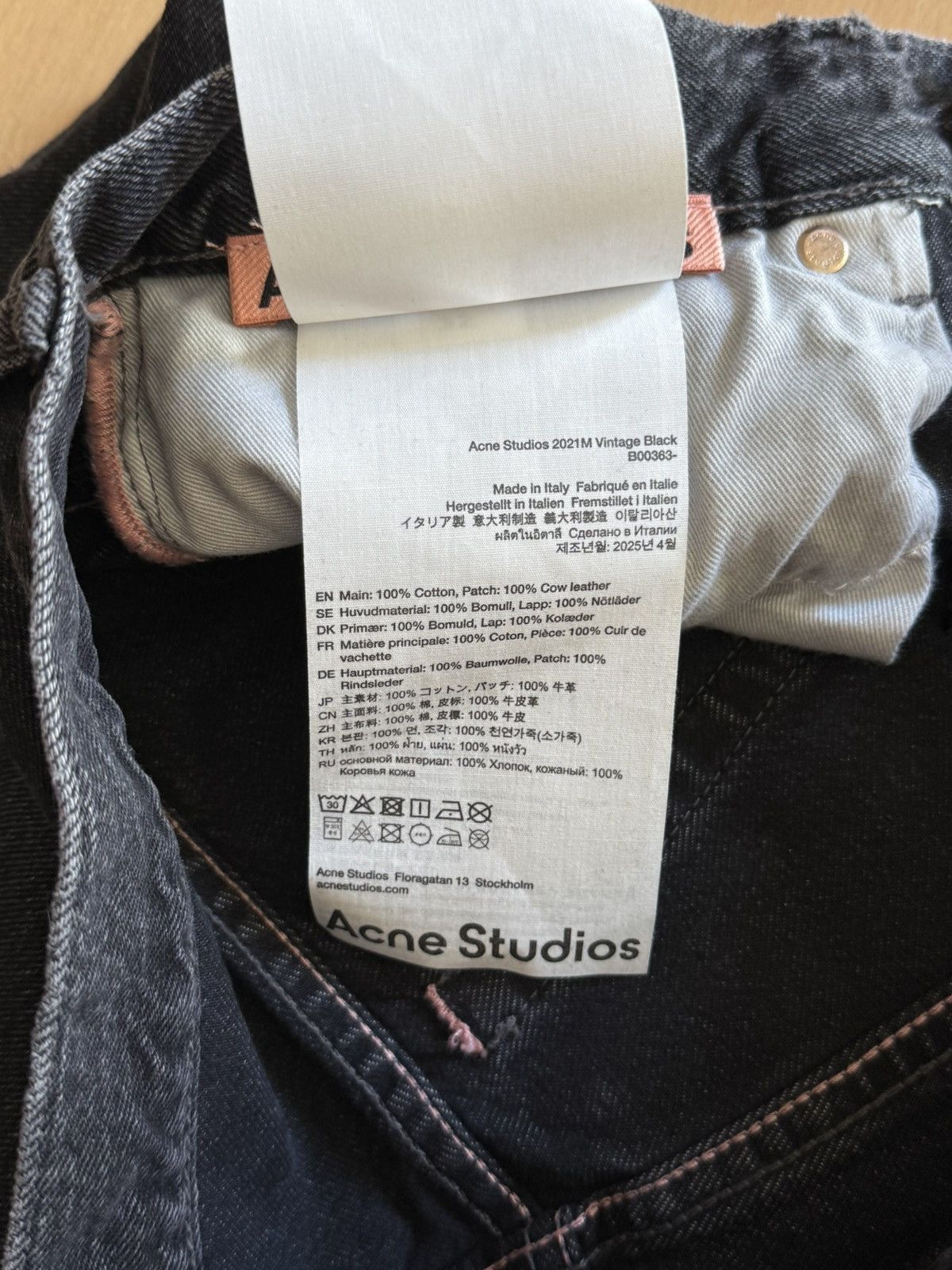 Acne Studios NWT - 2021M Vintage black Size US 30 / EU 46 - 7 Thumbnail