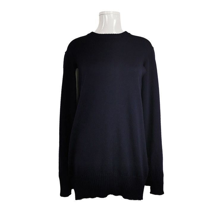 Jil Sander JIL SANDER JIL SANDER Wool Solid Color Crew Neck Sweater S Size US S / EU 44-46 / 1 - 1 Thumbnail