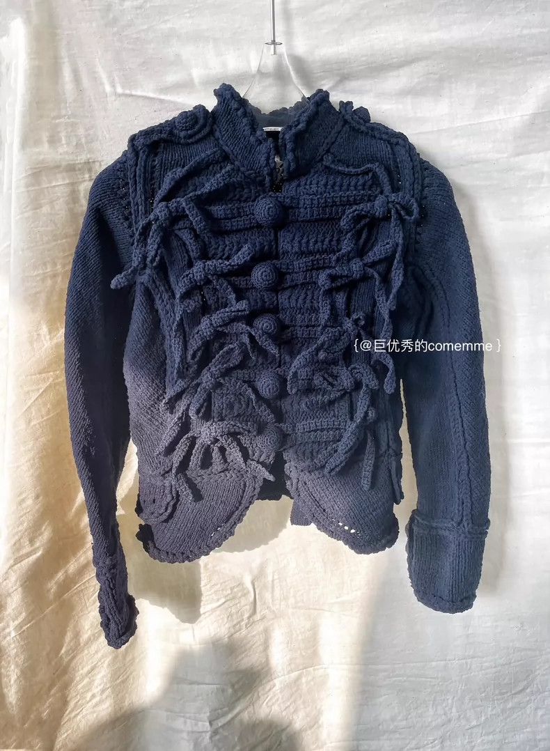 Comme des Garcons Comme Des Garcons size 均码 Dark blue three-dimensional croc Size M / US 6-8 / IT 42-44 - 2 Thumbnail