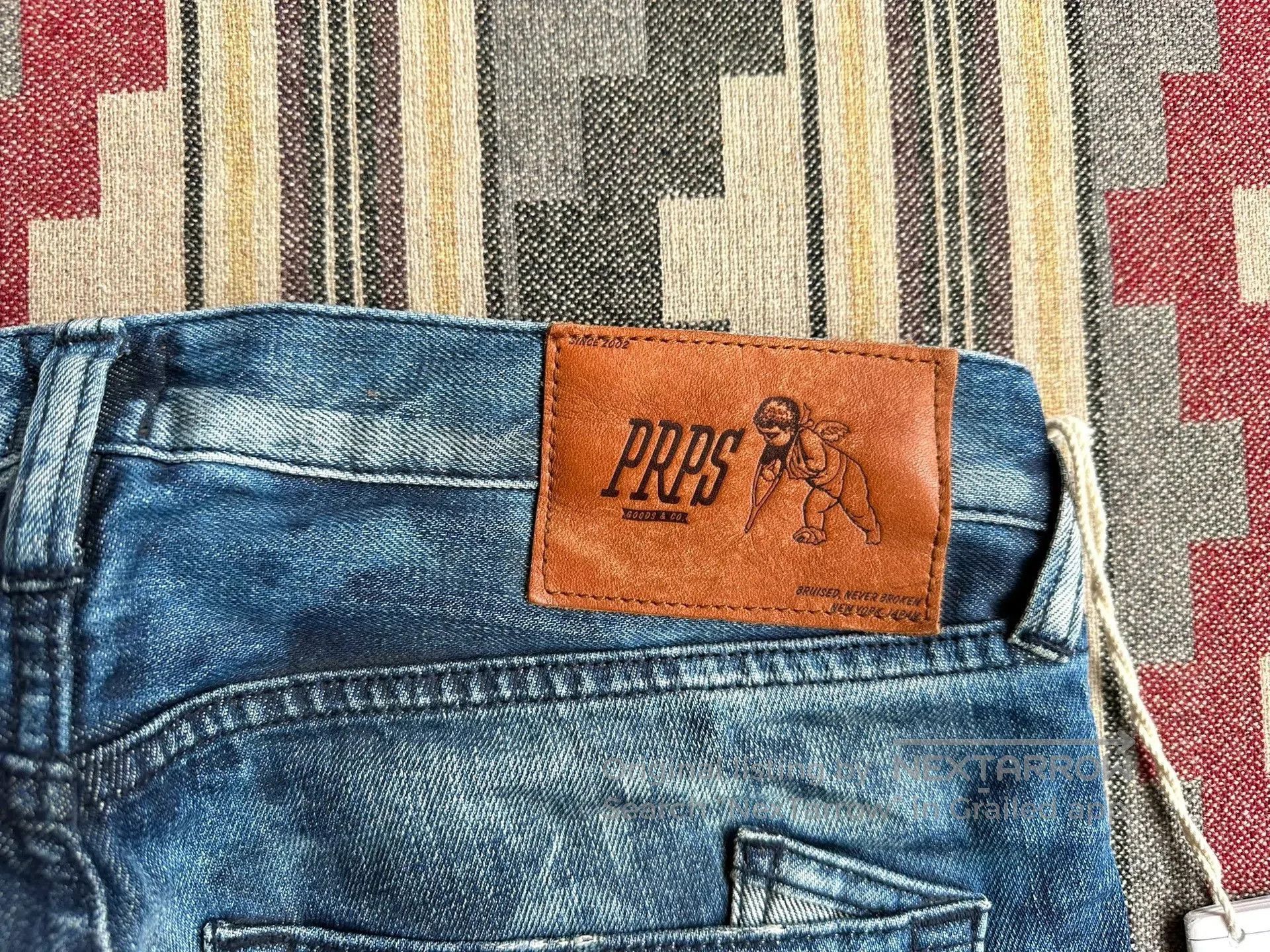 Prps PRPS GOODS&CO Vintage Distressed Jeans. Size US 30 / EU 46 - 8 Thumbnail