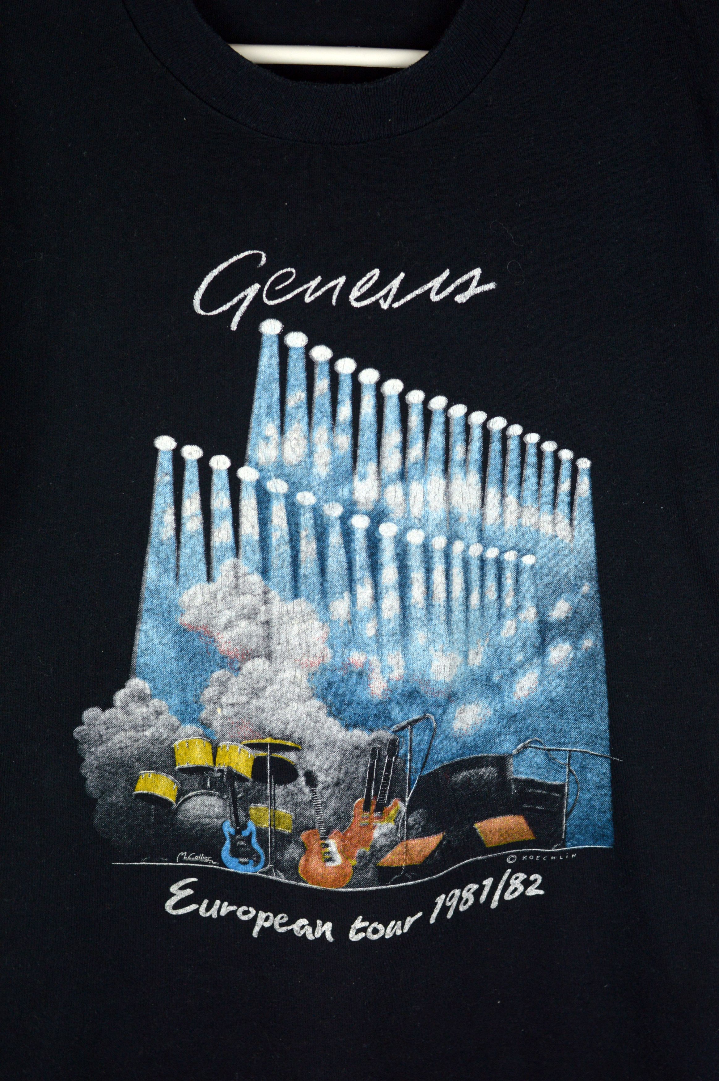 Vintage Vintage Genesis European tour 1981/82 t shirt Size US S / EU 44-46 / 1 - 2 Thumbnail
