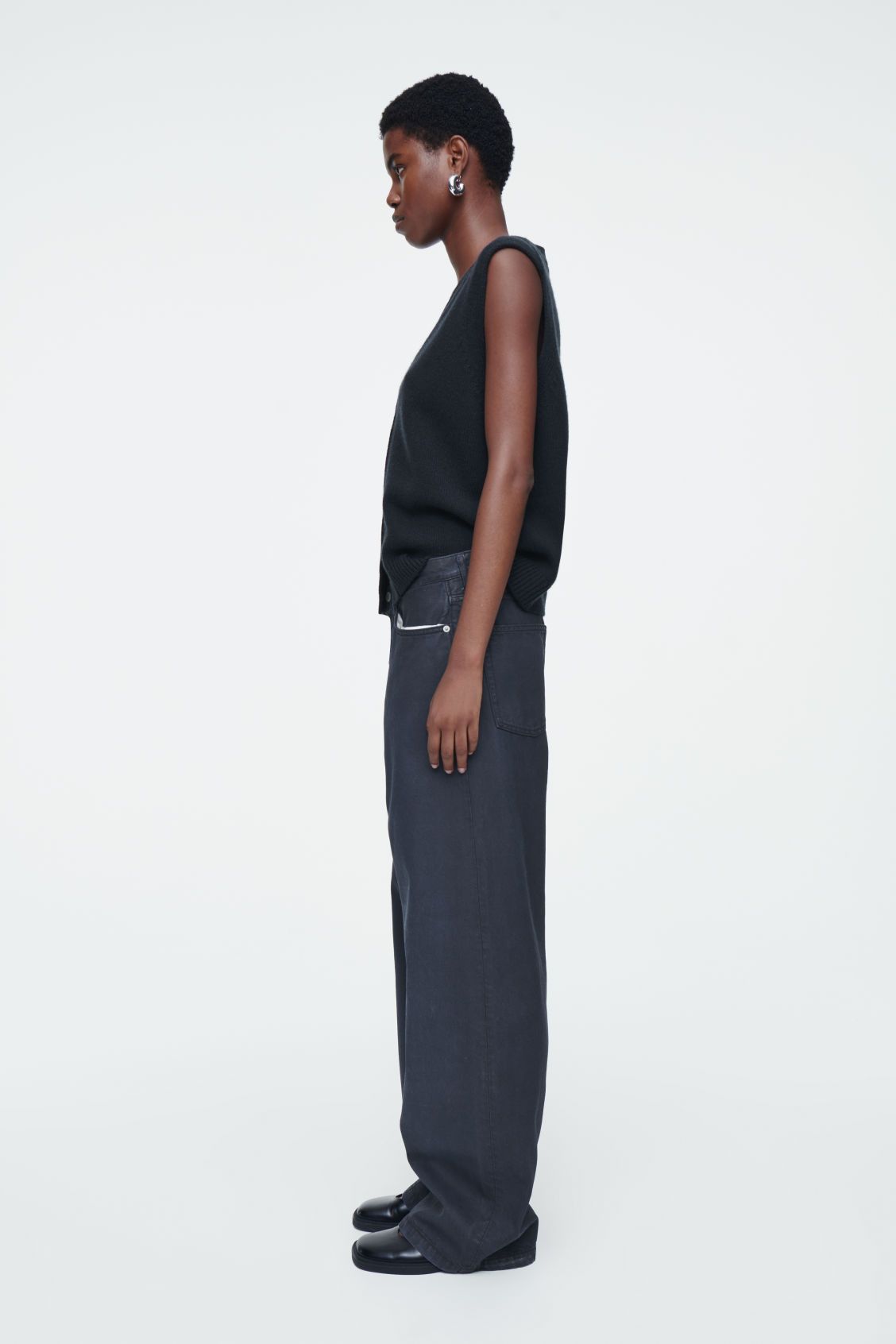 Cos COS VOLUME sprayed wide leg jeans Size US 30 / EU 46 - 3 Thumbnail