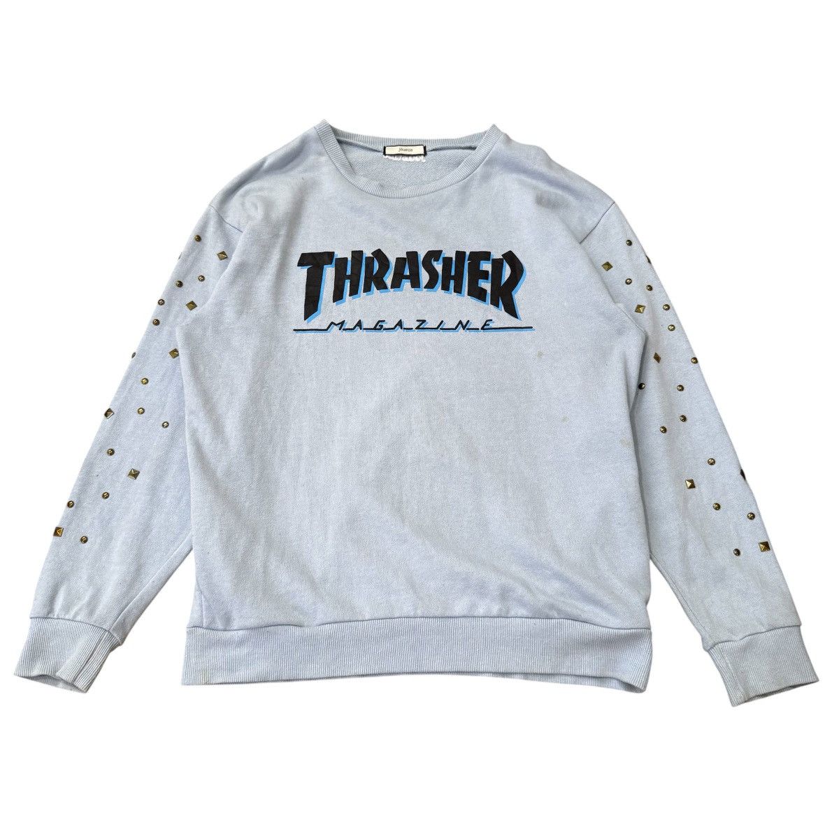Thrasher Thrasher Magazine x Jóuetie Studded Crewneck Sweatshirt Size US L / EU 52-54 / 3 - 1 Thumbnail