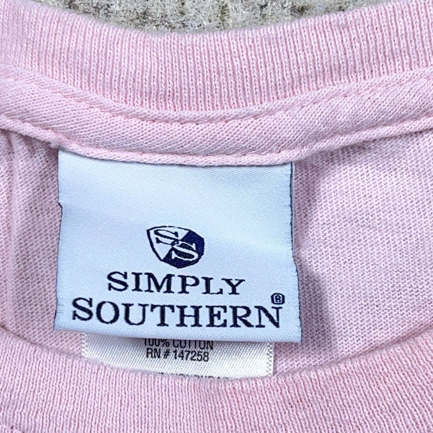 MOTHER Simply Southern Shirt Women XL Pink Tee Blessed Mom Mother Preppy Ladies Top Size XL / US 12-14 / IT 48-50 - 3 Thumbnail