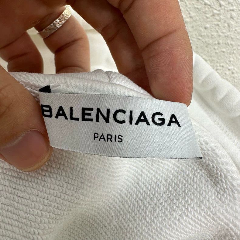 Balenciaga Balenciaga Back hood logo hoodie Size US XS / EU 42 / 0 - 3 Thumbnail
