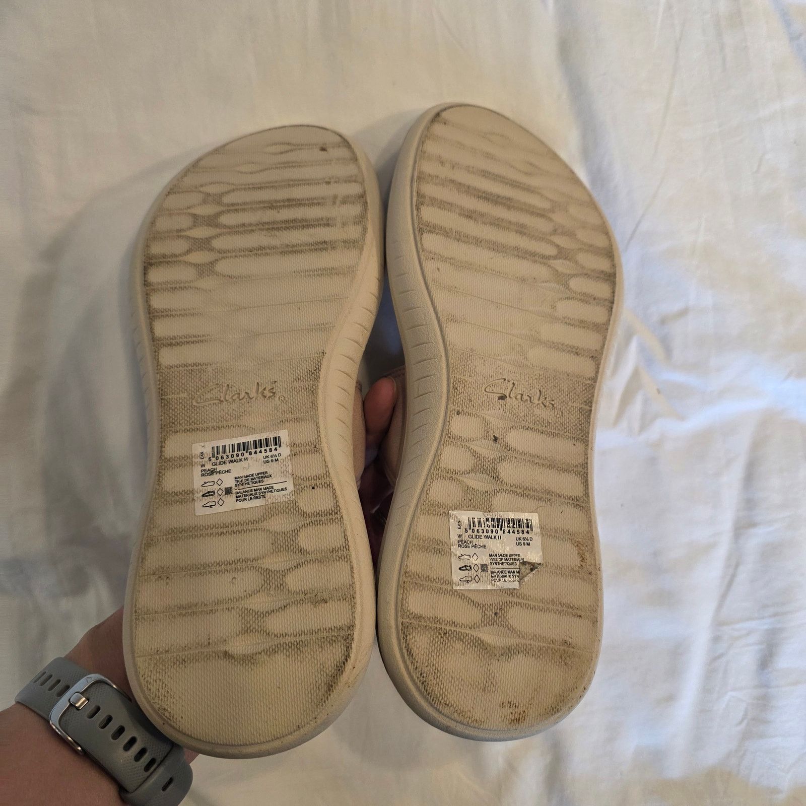 Clarks Clarks Cloudsteppers Pink Style Slip On Open Toe Sandals 9M Size US 9 / IT 39 - 10 Thumbnail
