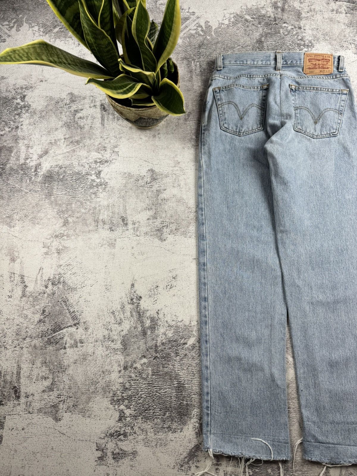 Levi's LEVIS 560 Comfort Fit W29 L30 Denim Straight USA 90s Jeans Pants Trousers Size US 30 / EU 46 - 3 Thumbnail