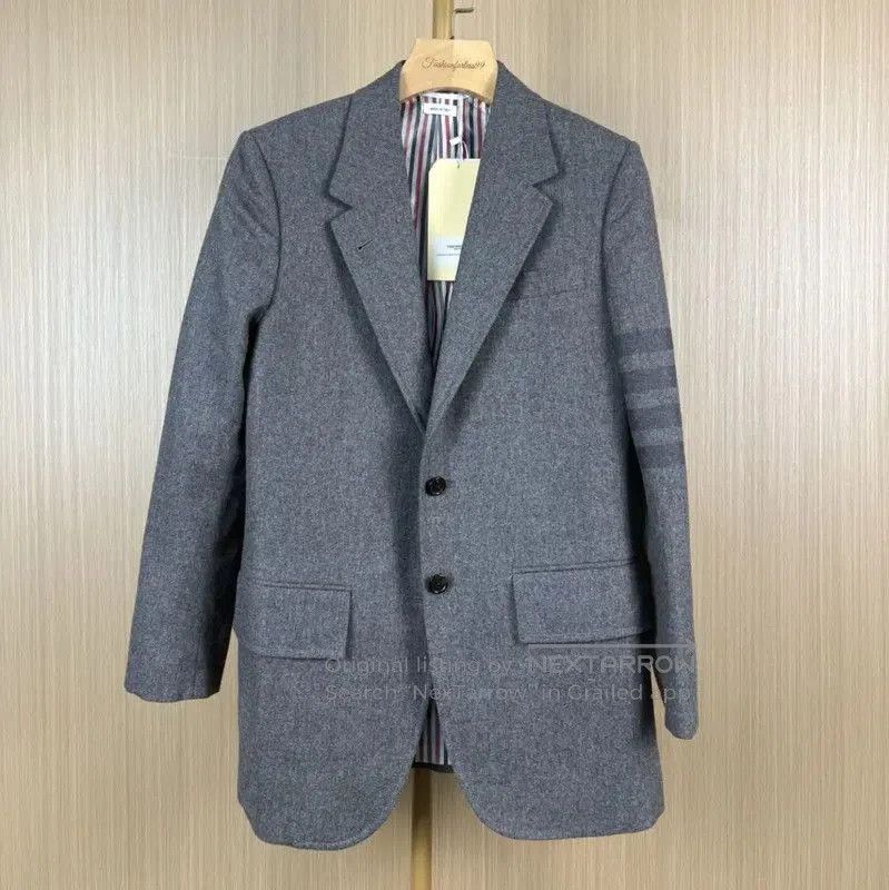 Thom Browne Thom Browne Gray Wool Women's Cardigan . Size L / US 10 / IT 46 - 1 Thumbnail