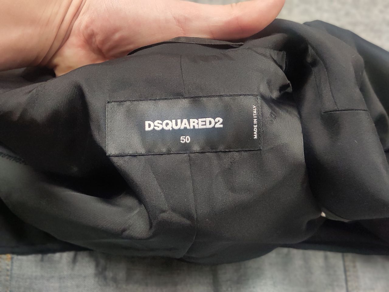 Dsquared2 Rare Dsquared2 AW17 Layered Blazer Distressed Denim Jacket Size US M / EU 48-50 / 2 - 17 Thumbnail