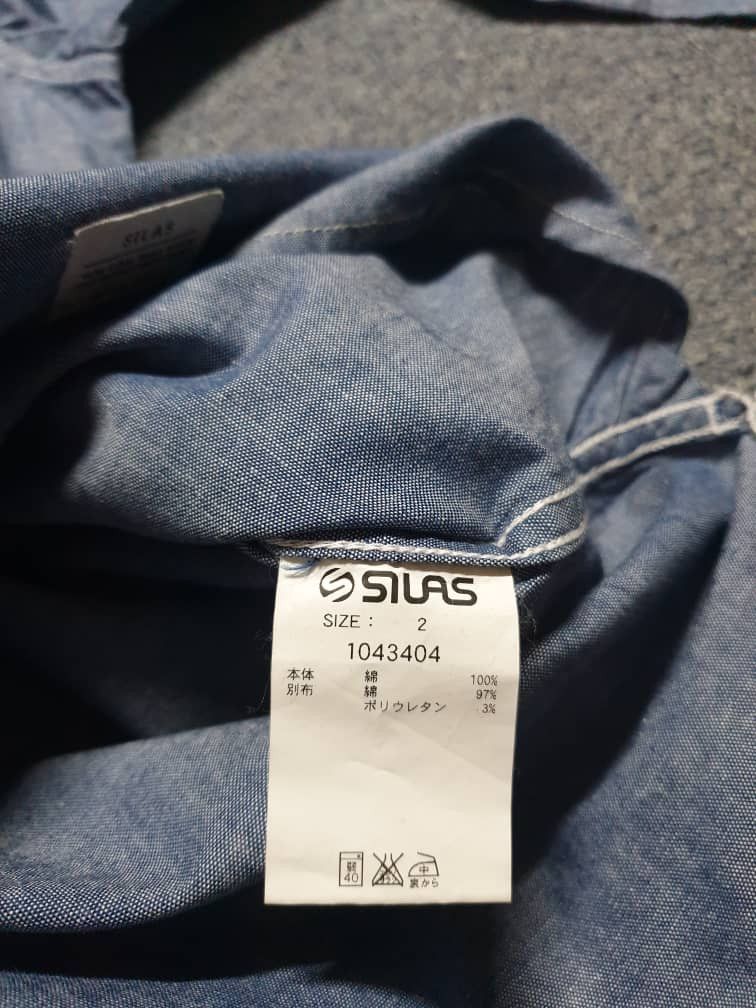 Japanese Brand 💥Silas Japanese brand chambray shirt Size US M / EU 48-50 / 2 - 3 Thumbnail