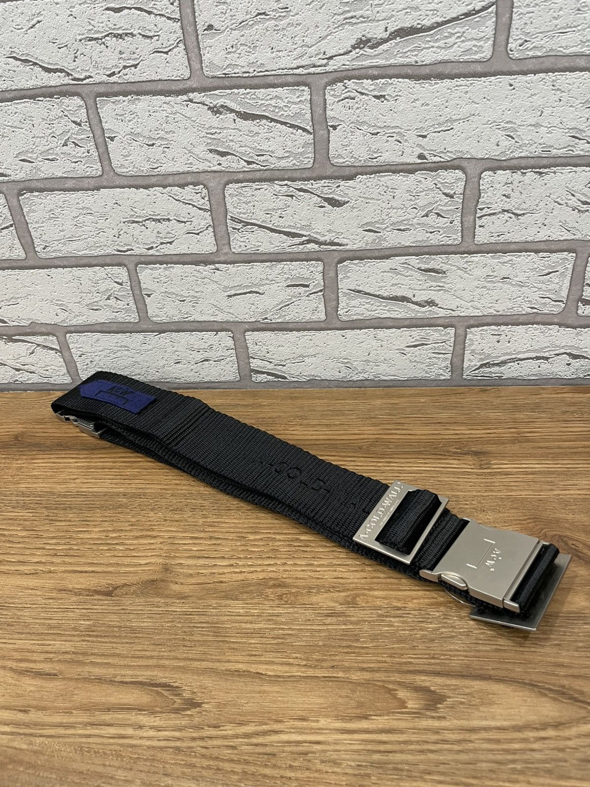 A-COLD-WALL* A-COLD-WALL Industrial Webbing Black Nylon Belt ACW Size ONE SIZE - 3 Thumbnail