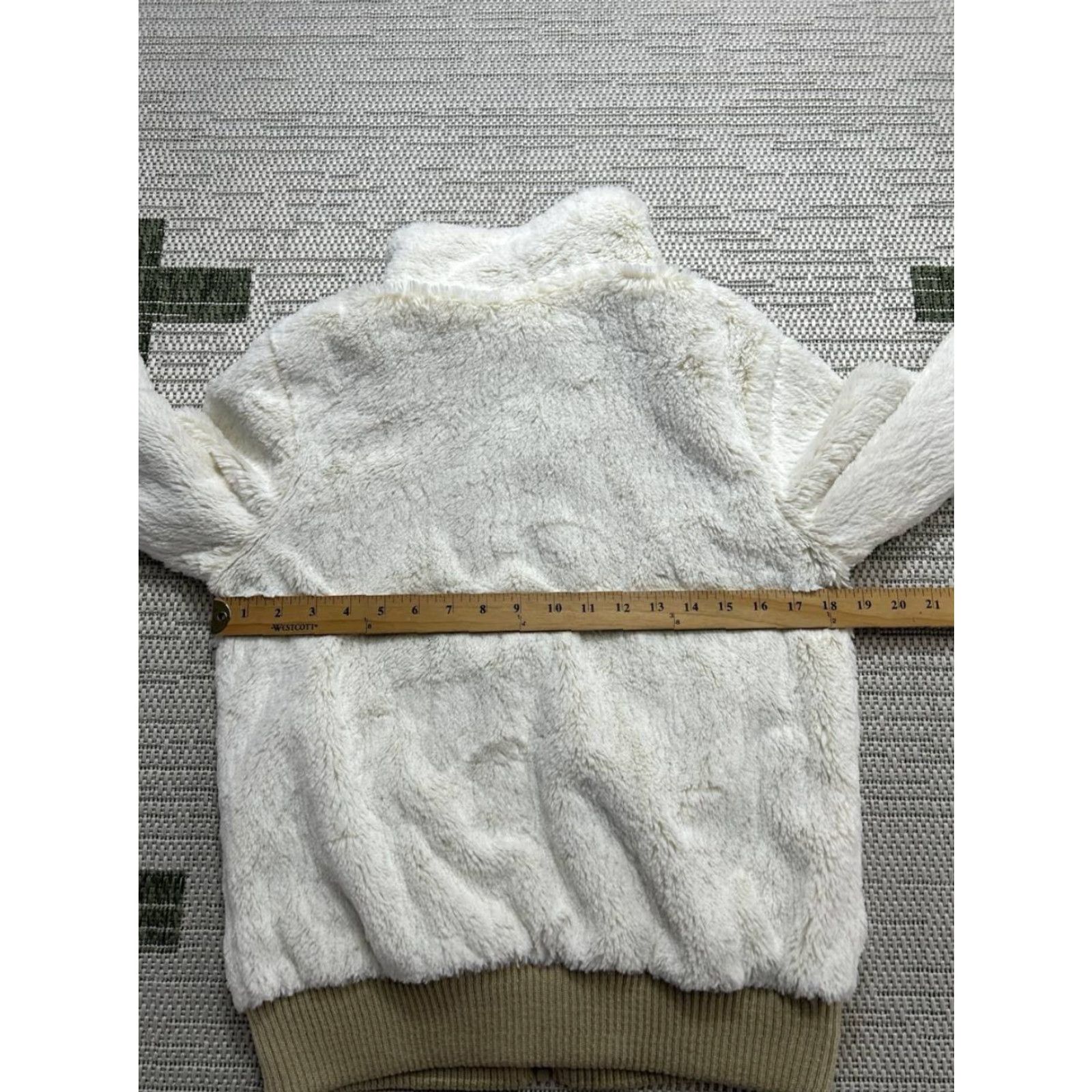 Patagonia Patagonia Jacket Womens XS White Brown Faux Fur Full Zip Outdoor Conejo Mid-Length Size XS / US 0-2 / IT 36-38 - 6 Thumbnail