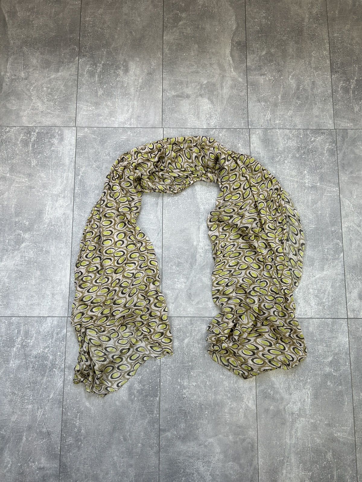 DOLCE & GABBANA FOULARD SEIDEN SILK TUCH SCARF SCARVE STOLE