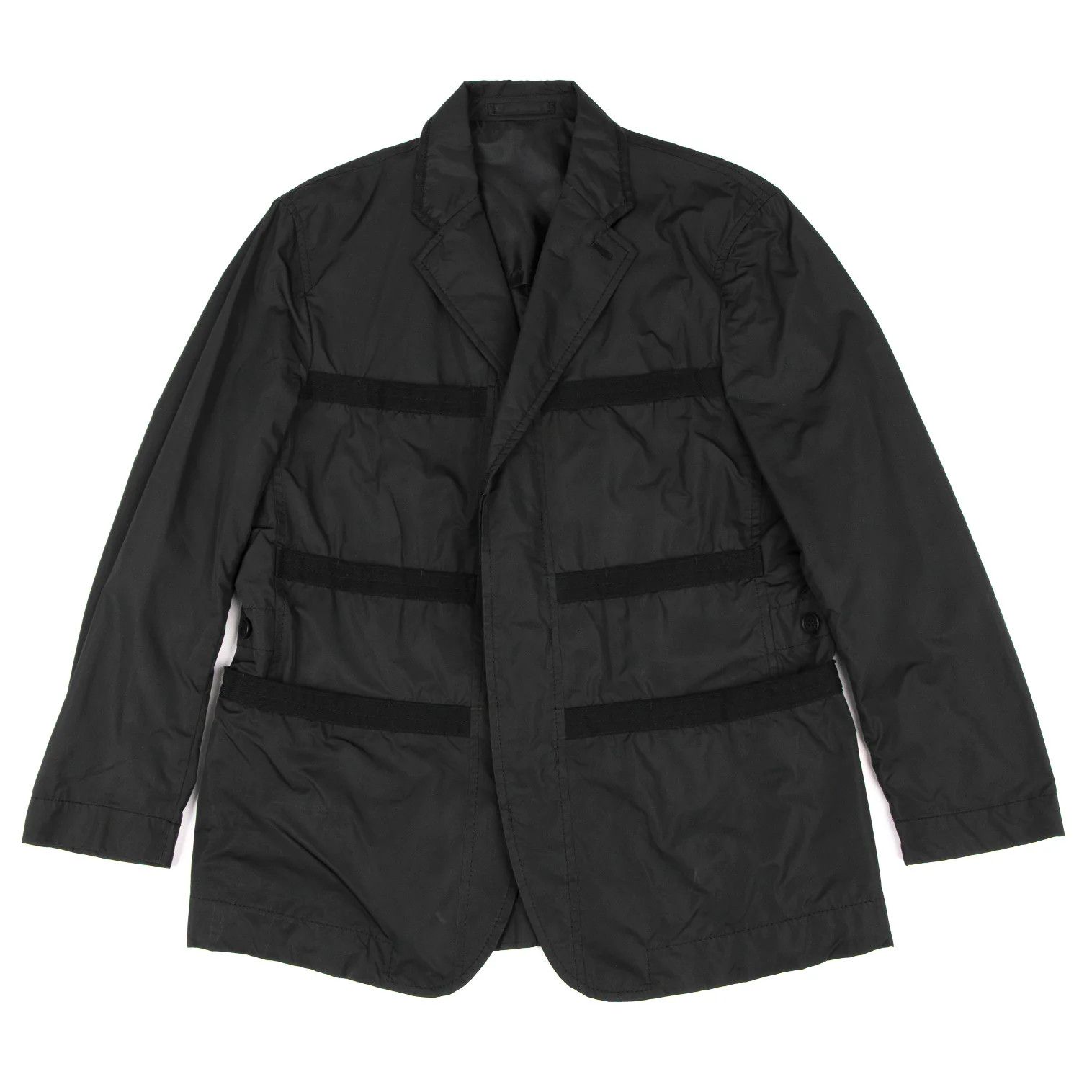 Issey Miyake Poly Taping Jacket in Black 3 Size US L / EU 52-54 / 3 - 1 Thumbnail