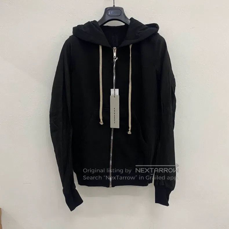 Rick Owens Rick Owens Leather-sleeved jacket Size US S / EU 44-46 / 1 - 1 Thumbnail