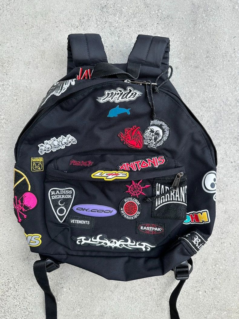 Vetements Vetements eastpak sticker patch backpack | Grailed