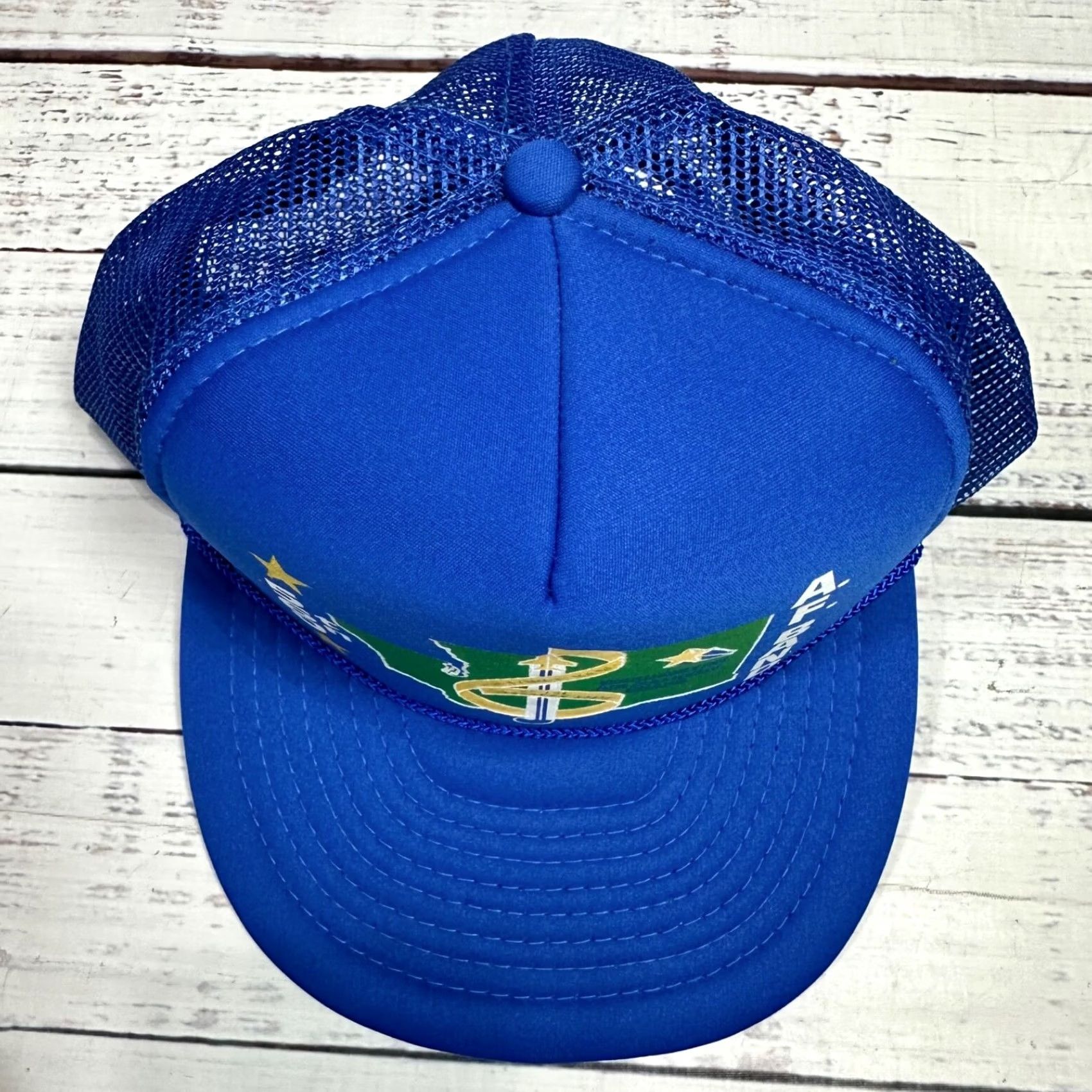 Bally Vtg USAF 560th AF Band Washington Air National Guard Ball Cap Hat Blue Snapback Hat Mens One Size Snapback Blue USAF Ball Cap Size ONE SIZE - 3 Thumbnail
