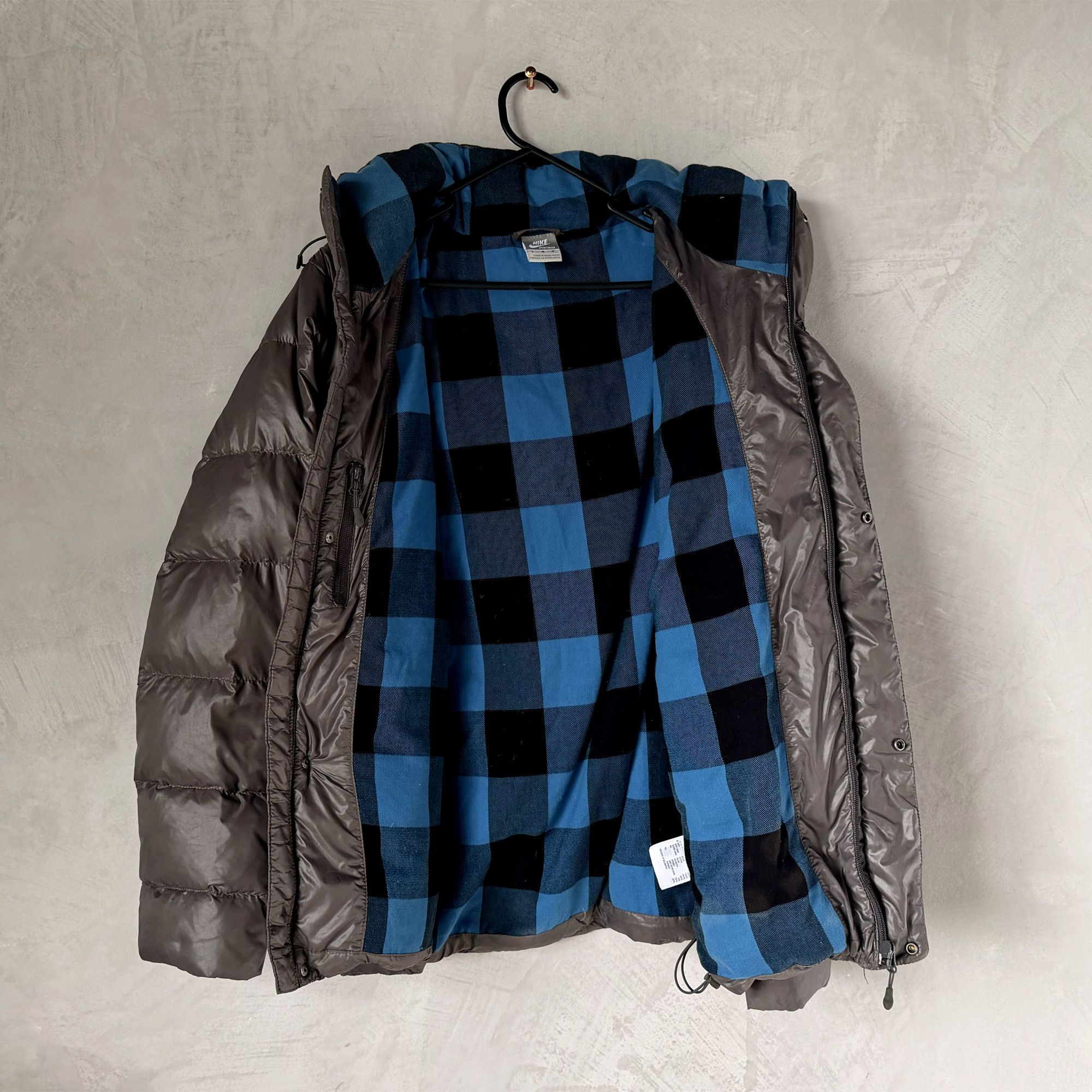 Nike Nike Puffer Jacket with plaid lining Size US L / EU 52-54 / 3 - 7 Thumbnail