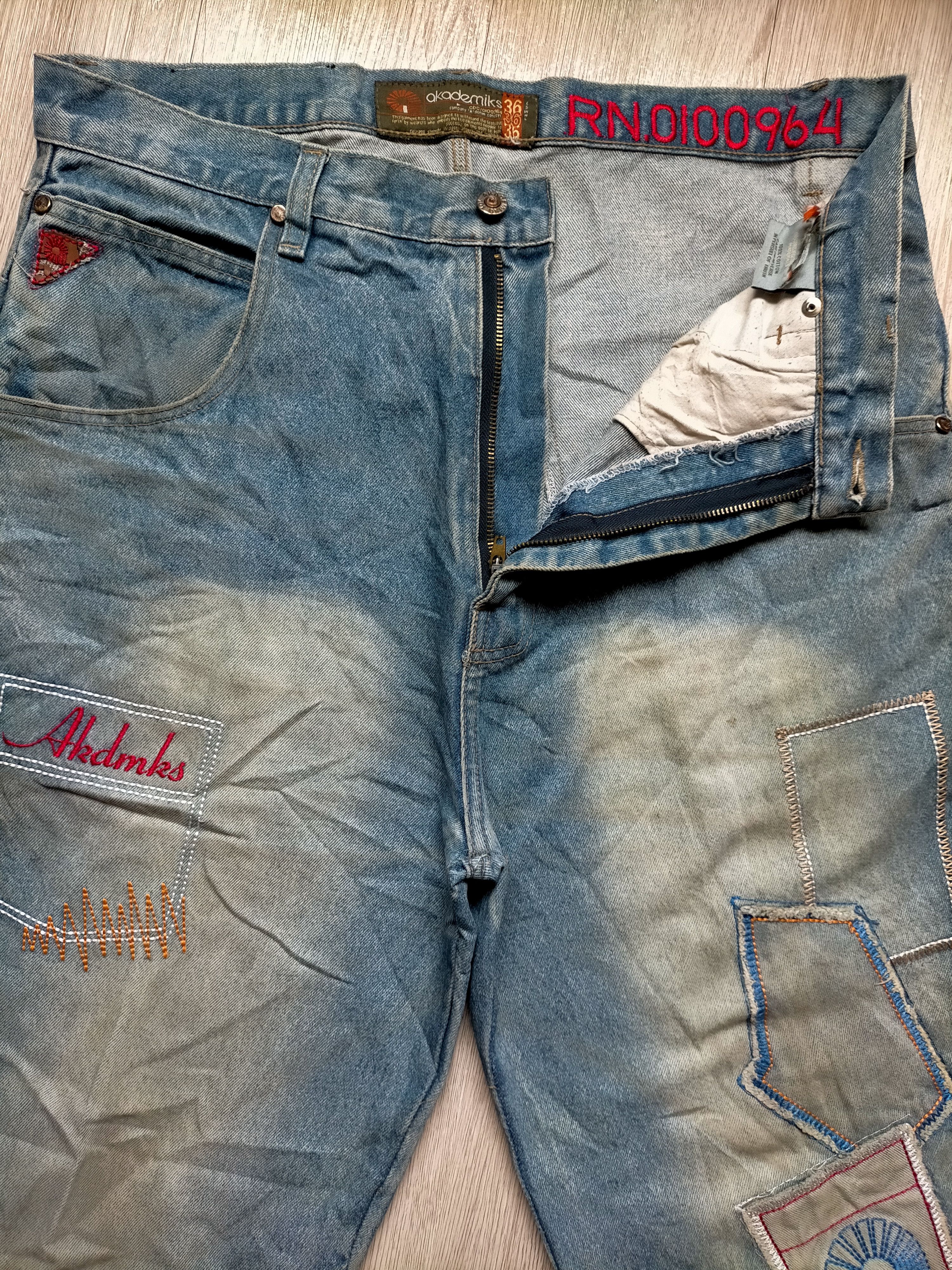 Akademiks Akademiks Baggy Patchwork blue Jeans Size US 36 / EU 52 - 6 Thumbnail