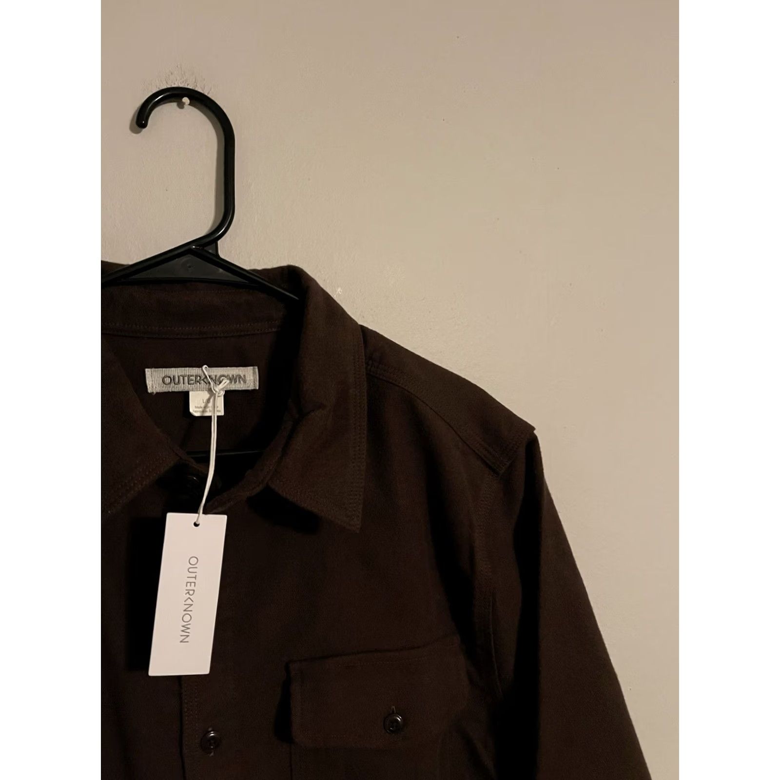 Outerknown Outerknown Terra Nova Moleskin Shirt Brown Chamois Flannel - Mens Large - New Size US L / EU 52-54 / 3 - 2 Thumbnail