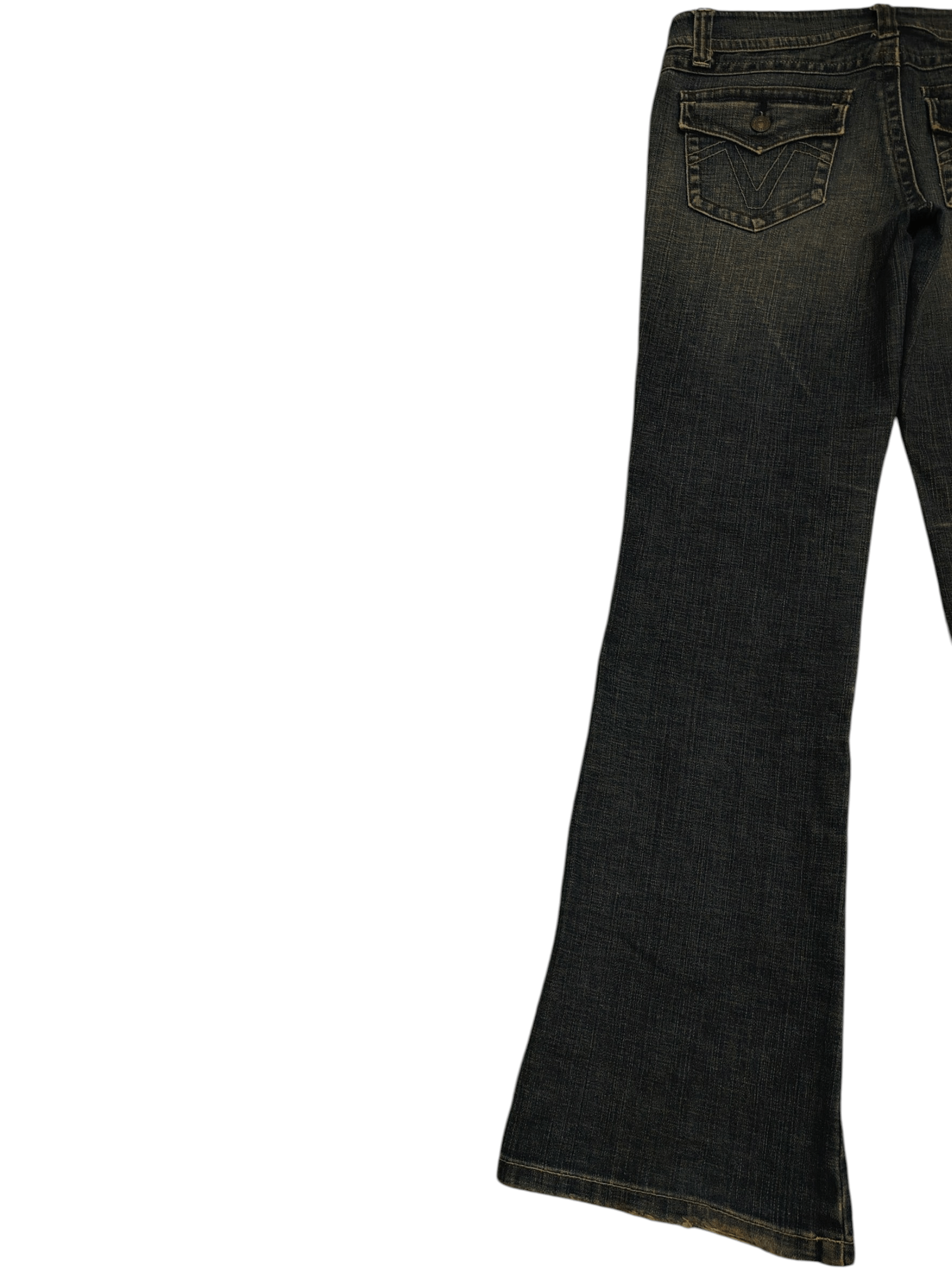 Le Grande Bleu (L.G.B.) Japanese 22 octobre Flared Jeans Bootcut Size 30" / US 8 / IT 44 - 11 Thumbnail