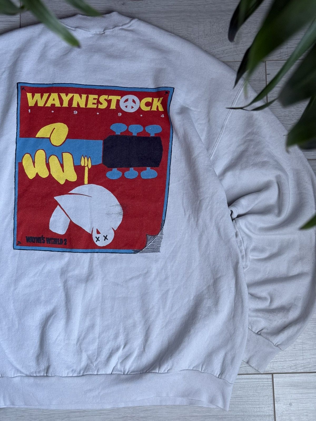 Band Tees × Vintage Vintage Waynestock 1994 Wayne’s world tour sweatshirt shirt Size US L / EU 52-54 / 3 - 1 Thumbnail