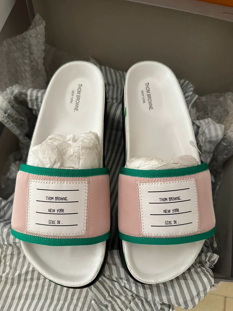 Thom Browne Thom Browne Color-matched slippers Size US 5.5 / EU 38 - 1 Thumbnail