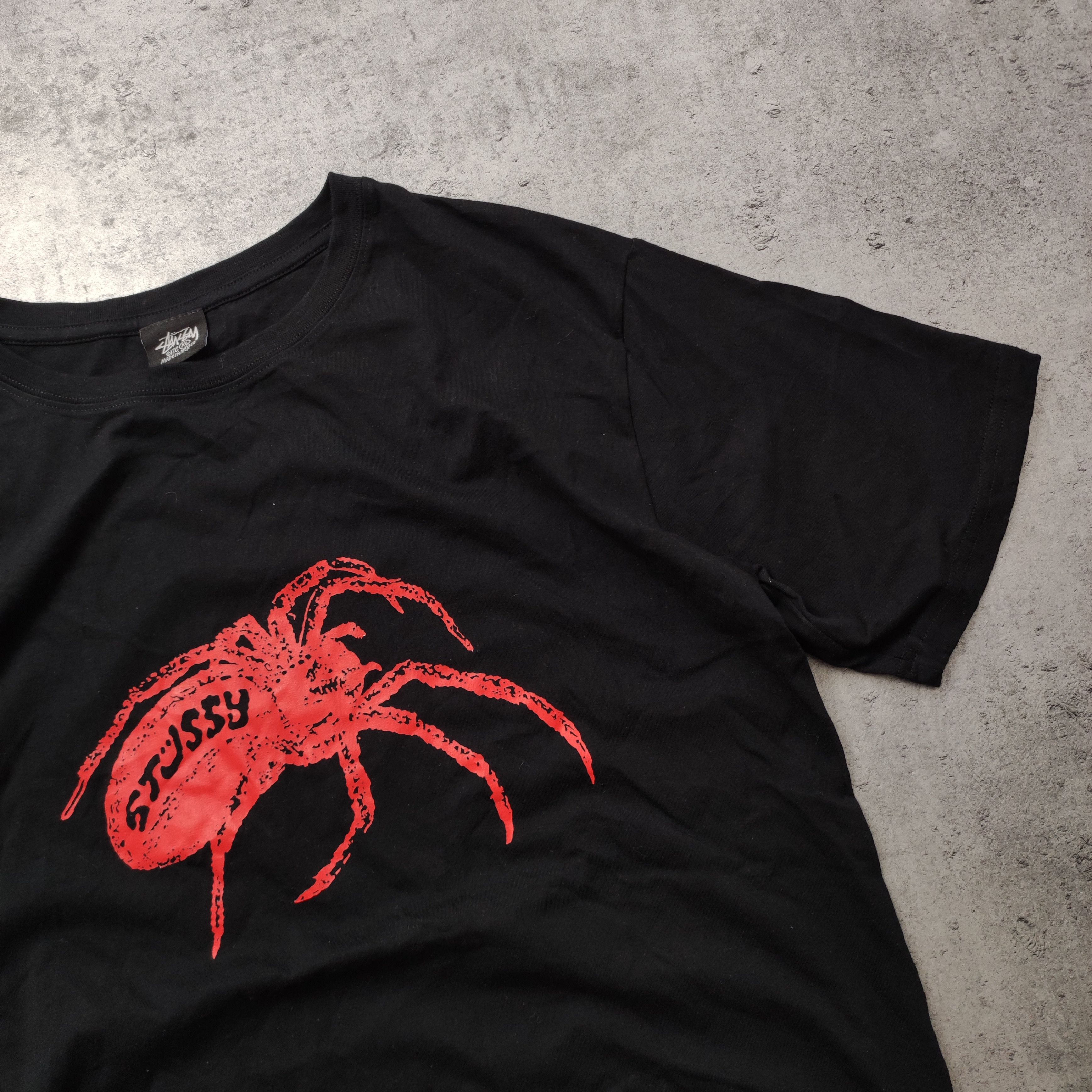 Stussy RARE Stussy Limited Black Widow Spider Tee Size US XL / EU 56 / 4 - 3 Thumbnail
